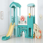 Huitich kids playground set UAE featuring slides, climbing structure, and play accessories for outdoor fun